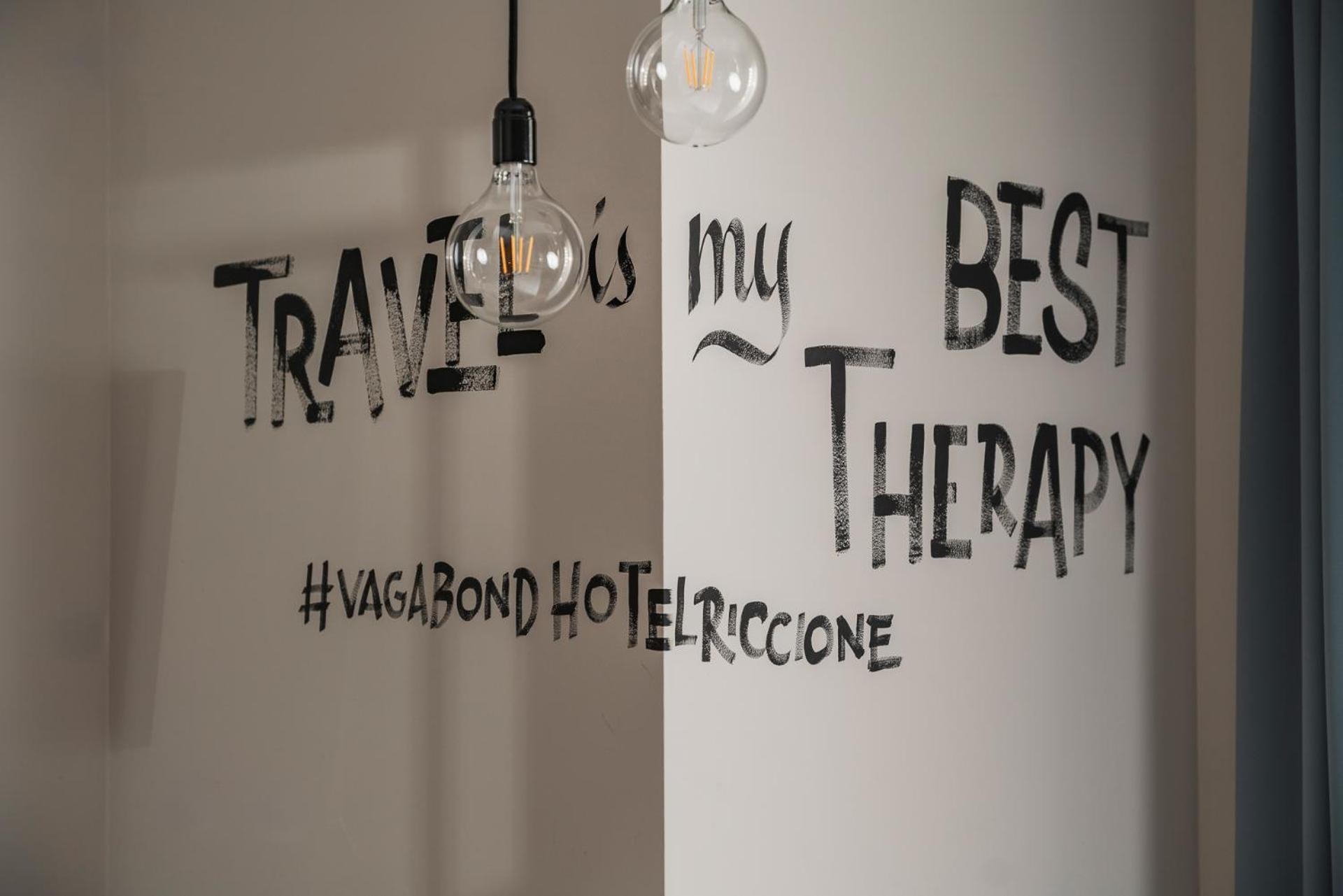 Hotel Vagabond Riccione Exterior foto